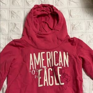 Pink American Eagle Hoodie